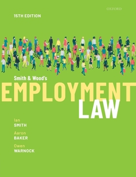 Paperback Smith & Wood's Employment Law Book