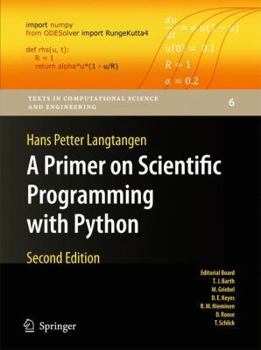 Hardcover A Primer on Scientific Programming with Python Book