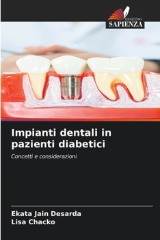Paperback Impianti dentali in pazienti diabetici [Italian] Book