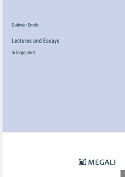 Paperback Lectures and Essays: in large print Book