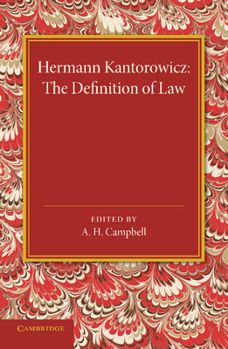 Paperback The Definition of Law Book