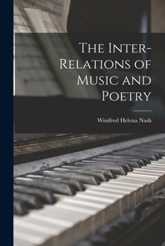 Paperback The Inter-relations of Music and Poetry Book