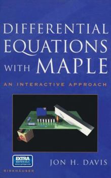 Paperback Differential Equations with Maple: An Interactive Approach Book