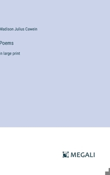 Hardcover Poems: in large print Book