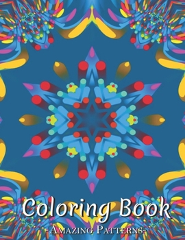 Paperback Adult Coloring Book, Stress Relieving Creative Fun Drawings To Calm Down, Reduce Anxiety & Relax Great Christmas Gift Idea For Men & Women ( Blue Sens Book