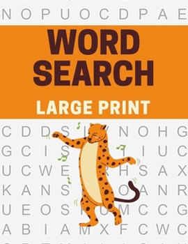 Paperback Large Print Word Search: Large Printed Word Searches for Elderly [Large Print] Book