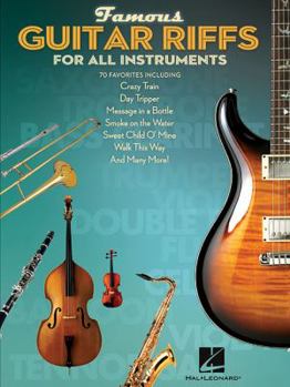 Paperback Famous Guitar Riffs for All Instruments Book
