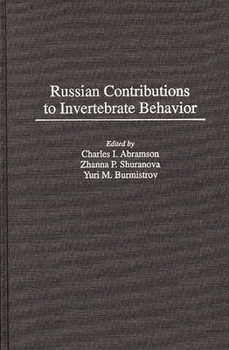 Hardcover Russian Contributions to Invertebrate Behavior Book