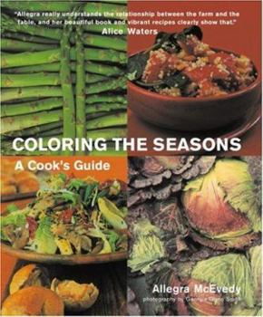 Hardcover Coloring the Seasons: A Cook's Guide Book