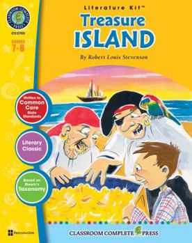 Paperback A Literature Kit for Treasure Island, Grades 7-8 [With 3 Overhead Transparencies] Book