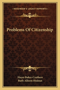 Paperback Problems Of Citizenship Book