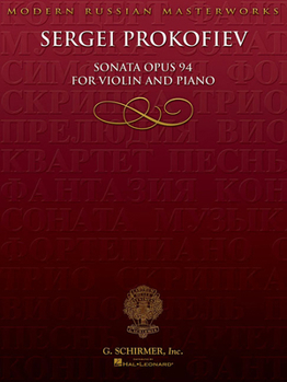 Paperback Sonata for Violin, No. 2, Op 94: Violin and Piano Book