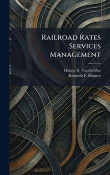 Hardcover Railroad Rates Services Management Book