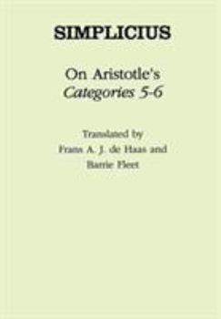 Hardcover On Aristotle's "categories 5-6" Book