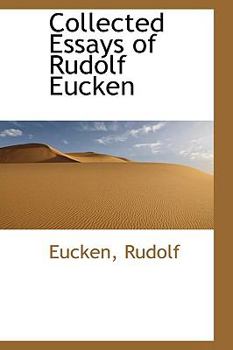 Hardcover Collected Essays of Rudolf Eucken Book