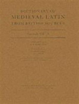 Dictionary of Medieval Latin from British Sources: Fascicule VII: N - Book  of the Dictionary of Medieval Latin from British Sources