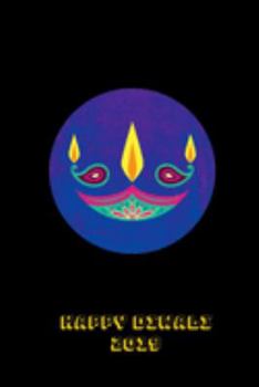 Happy Diwali 2019: Thoughtful Diwali Gift, Lined Blank Notebook, Mandala Back Cover, 6 x 9, 120 White Color Pages, Matte Finish Cover