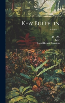 Hardcover Kew Bulletin; Volume 21 Book