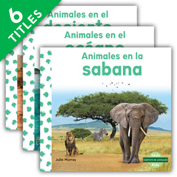 Library Binding Habitats de Animales (Animal Habitats) (Set) [Spanish] Book