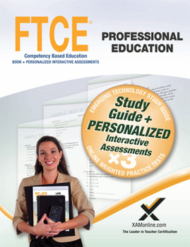 Paperback FTCE Professional Education Book and Online Book