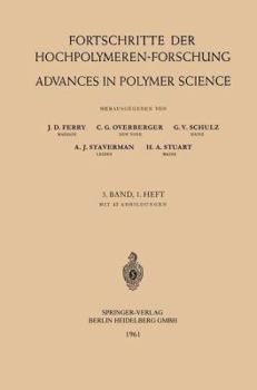 Fortschritte der Hochpolymeren-Forschung / Advances in Polymer Science - Book  of the Advances in Polymer Science