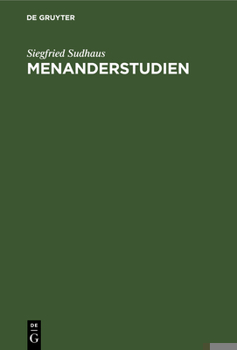 Hardcover Menanderstudien [German] Book