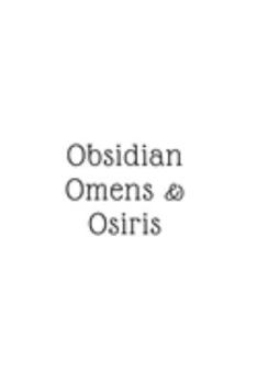 Obsidian, Omens, & Osiris: (White Blank Lined Journal)