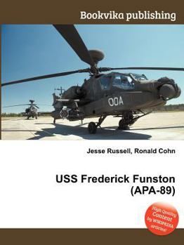 Paperback USS Frederick Funston (Apa-89) Book