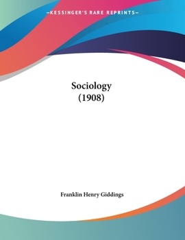 Paperback Sociology (1908) Book