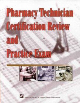 Paperback Pharmacy Technician Certification Review and Practice Exam Book