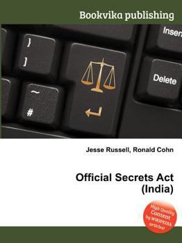 Paperback Official Secrets ACT (India) Book
