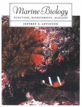 Hardcover Marine Biology: Function, Biodiversity, Ecology Book