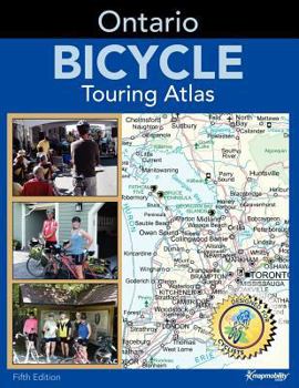 Paperback Ontario Bicycle Touring Atlas Book