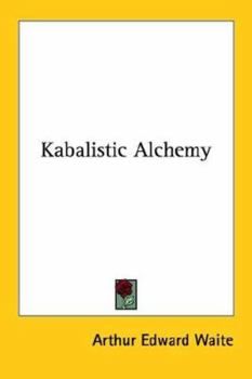 Paperback Kabalistic Alchemy Book
