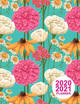 2020 2021 Planner: Simple Daily, Weekly and Monthly Planner 2 Years | Agenda Schedule Organizer Logbook and Personal Journal Diary | 24 Months ... Book | Cover Design Code DT 00102993