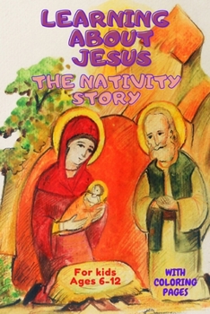 Paperback Learning About Jesus: The Nativity Story Book