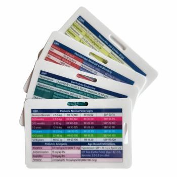 Unknown Binding EMRA Critical Medications Reference Cards Book