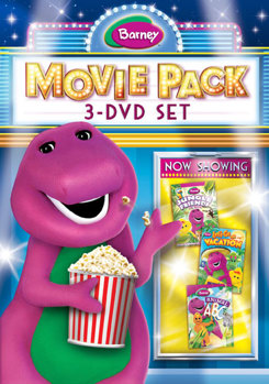 DVD Barney Movie Pack 3-DVD Set Book