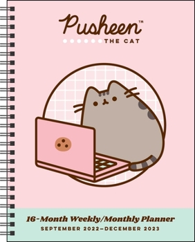 Calendar Pusheen 16-Month 2022-2023 Monthly/Weekly Planner Calendar Book