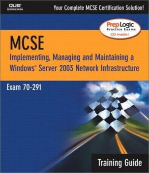 Paperback MCSA/MCSE Windows Server 2003 Network Infrastructure: Exam 70-291 [With CDROM] Book