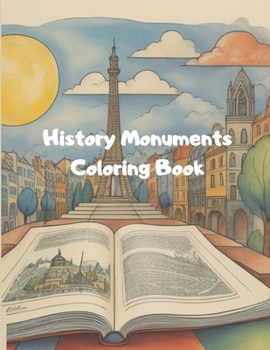 Paperback Monuments coloring book