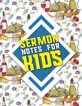Paperback Sermon Notes for Kids: Inspirational Worship Tool To Record, Remember And Reflect on Weekly Scripture Notes, Cute Rome Cover Book