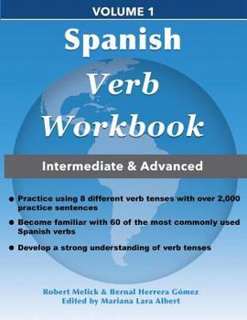 Paperback Spanish Verb Workbook Book