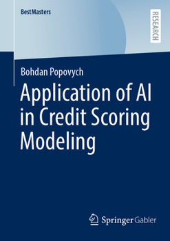 Paperback Application of AI in Credit Scoring Modeling Book