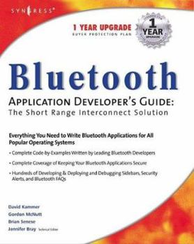 Paperback Bluetooth Application Developer's Guide [With CDROM] Book