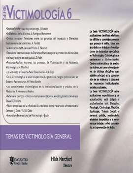 Paperback Victimología 6: Temas de victimología general [Spanish] Book