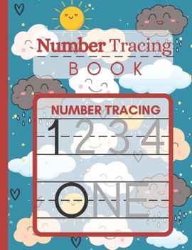 Paperback Number Tracing Book: Number Tracing Book for Preschoolers Book