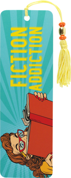 Paperback Fiction Addiction Beaded Bookmark Book