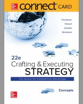 Printed Access Code Connect Access Card for Crafting & Executing Strategy: Concepts Book