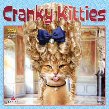Calendar Avanti Cranky Kitties 2024 Square Foil Book